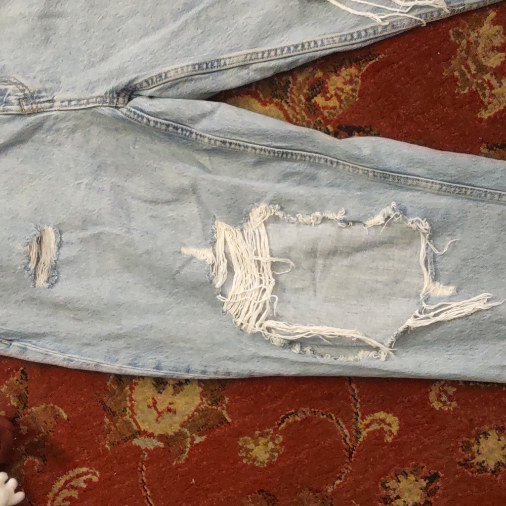 Light Blue Aeropostale Mom Jeans - Picture 6 of 10